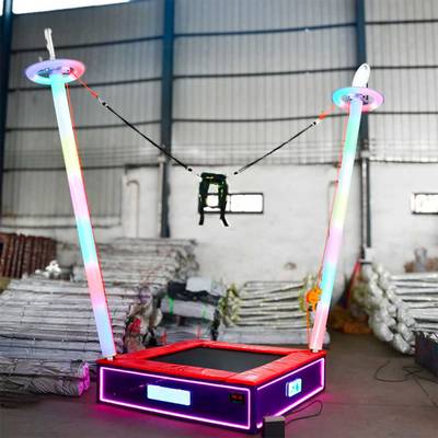 Банджи-батут «Космо-джамп», 1-местный, 2×2×4 м