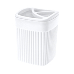 Стакан для зубных щеток "velvet" 90х90х119мм, 0,65л (белый)