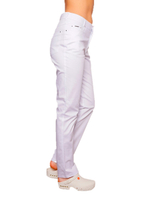 Брюки медицинские женские Доктор стиль Твил стрейч, белый, 42