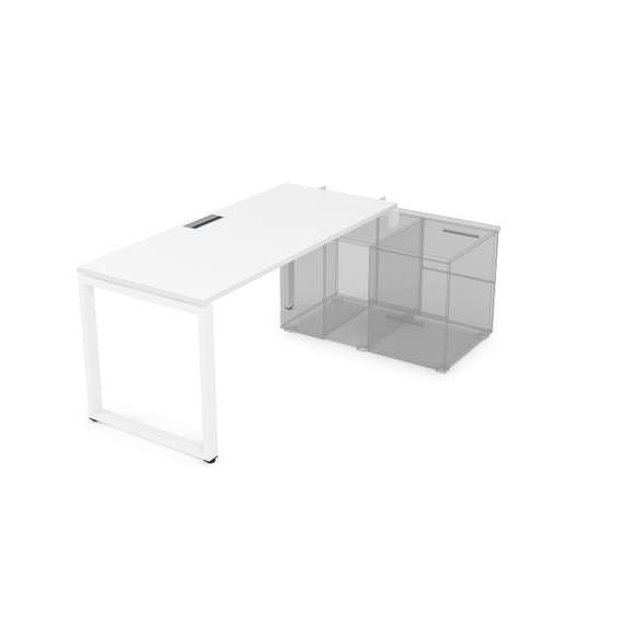 СТН-О.974 Стол системы БЕНЧ линейный, три опоры, начальный (1600*700*750)