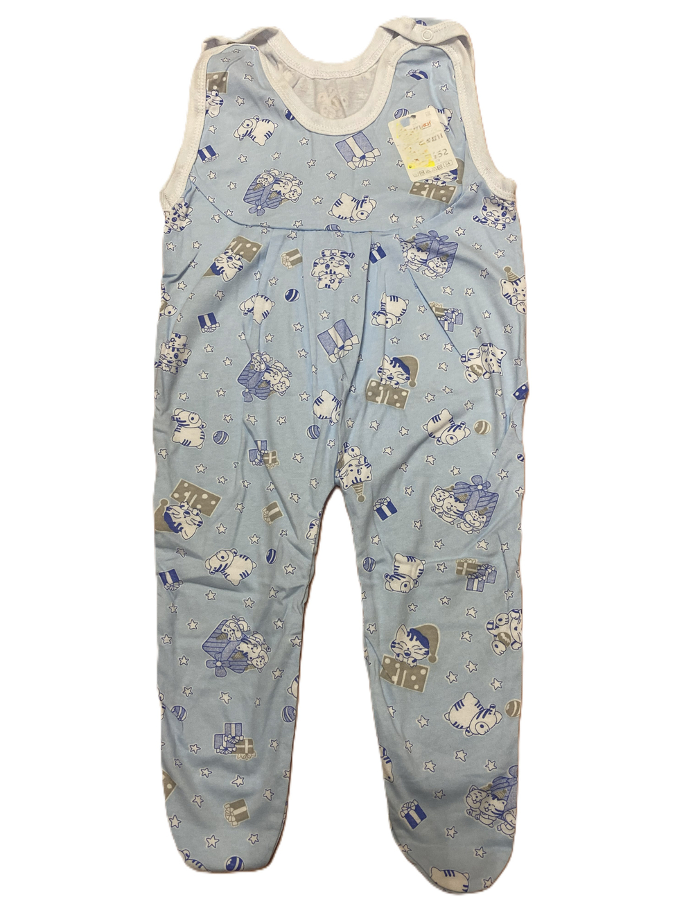 Ползунки длинные на кнопках из кулирки (100% хлопок) на рост 80 см