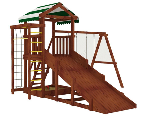Детский игровой комплекс Мастер-5 (Махагон) 4 сезона