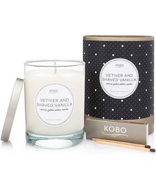 Vetiver and Shaved Vanilla, свеча Coterie, Kobo Candles
