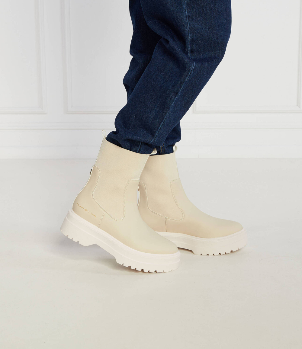 Челси FEMININE SEASONAL UT Tommy Hilfiger - бежевый(FW0FW07226)