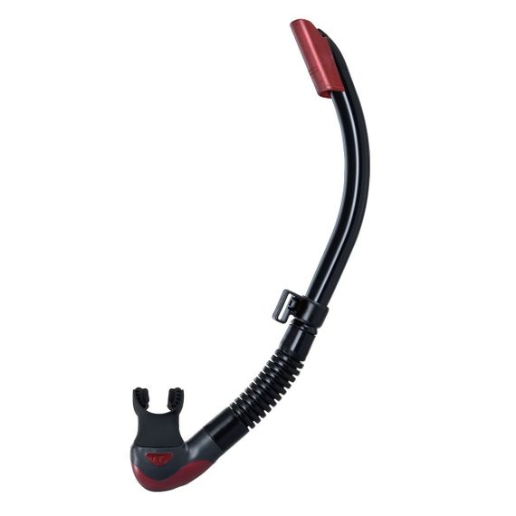 Трубка TUSA SP-0101 Platina II Hyperdry черный/красный