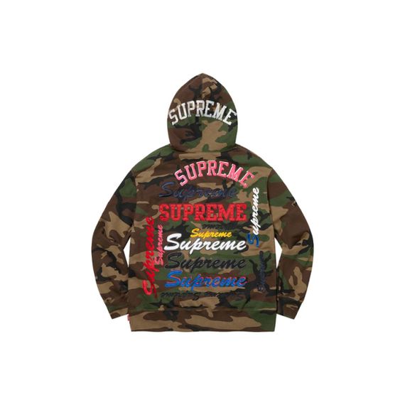 Supreme FW21 Week 1 Multi Logo Hooded Sweatshirt