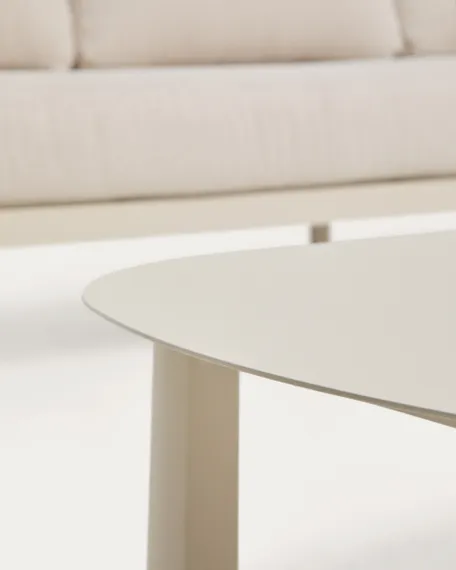 Комплект садовой мебели Aleria из бежевого алюминия и веревки