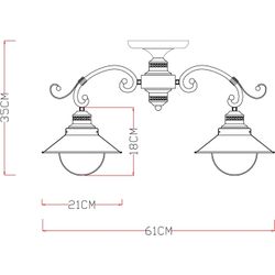 Потолочная люстра Arte Lamp
