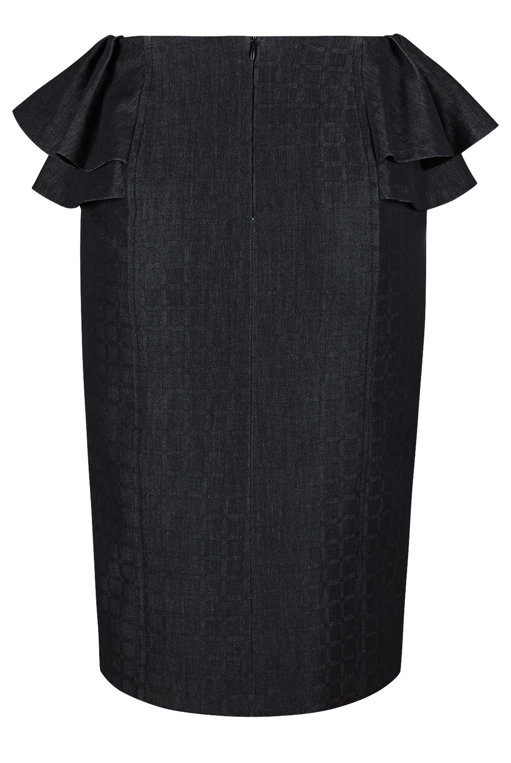 Юбка женская 461А, серая полоска #338П01461А