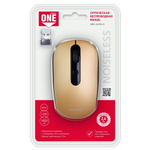 Мышь беспроводная беззвучная SmartBuy ONE 262AG (бронза) (SBM-262AG-O)
