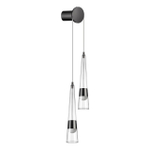 5044/24WL L-VISION ODL24 000 глянц.темн.хром/прозрачный/металл/стекло Бра LED 24W 3000K 2536Лм LUMP