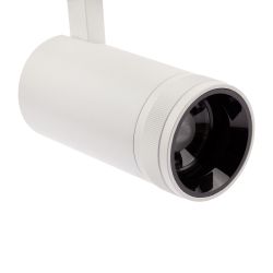 Трековый светильник трехфазный ЭРА STR-30-99-40K-W30 светодиодный 30Вт регулируемый луч 4000K белый