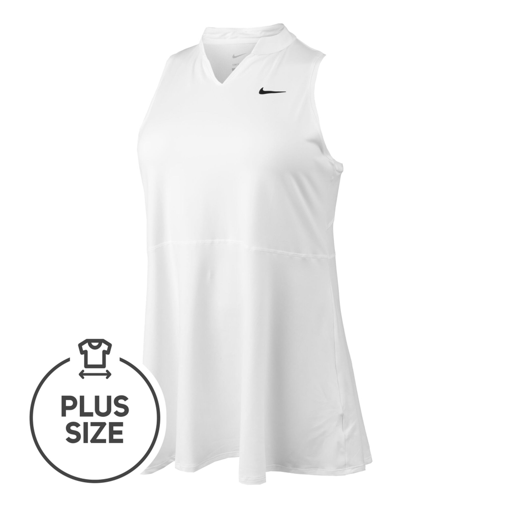 Женская теннисное платье Nike Court Victory Dri-Fit Plus Dress Women - White