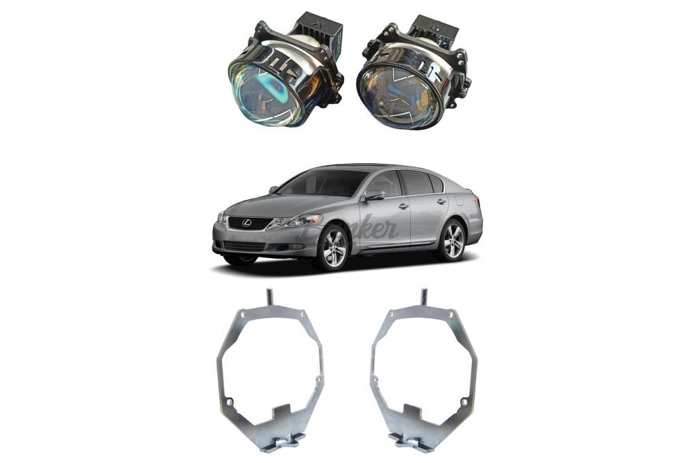 Комплект для замены штатных линз с AFS Lexus GS III 2004-2011, Тип №2