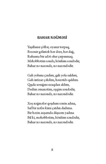 Seçmə şeirlər - Nigar Rəfibəylli