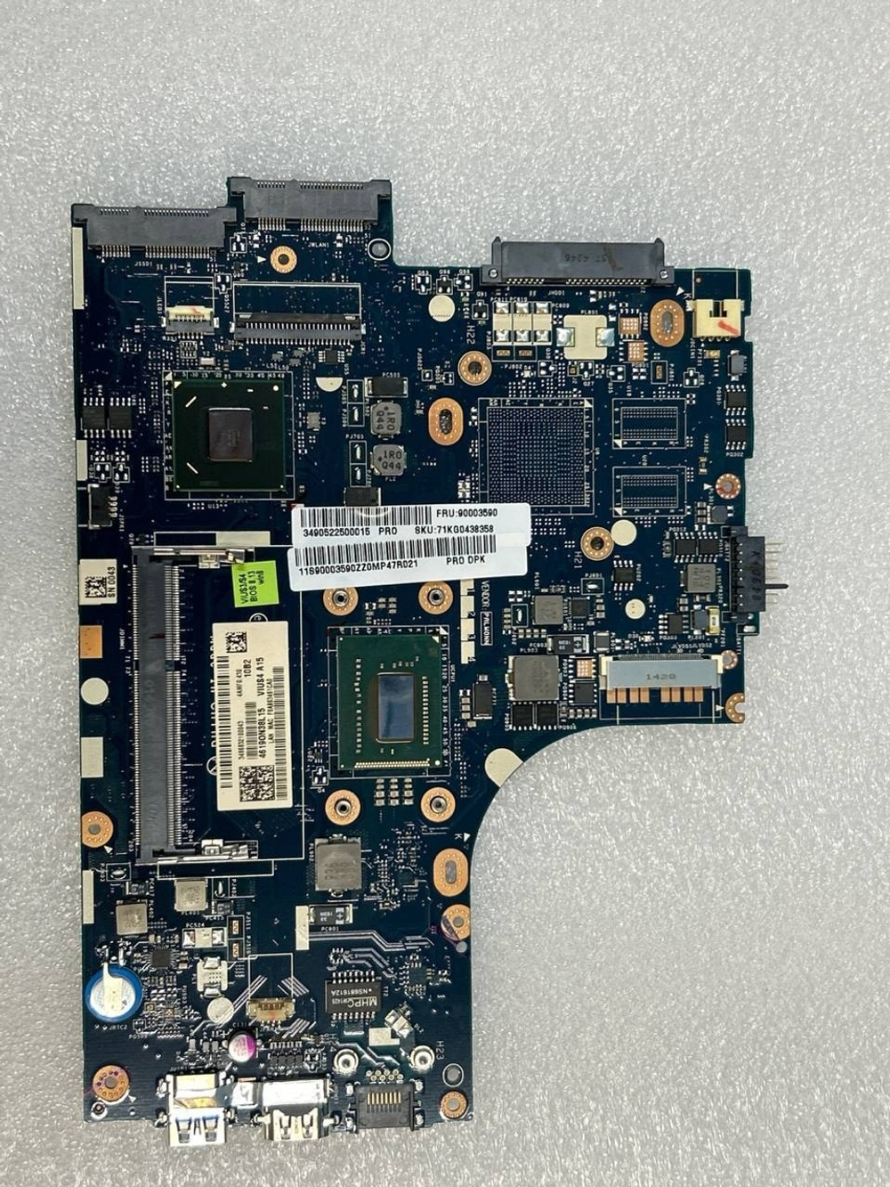 Материнская плата для ноутбука Lenovo IdeaPad S400 VIUS4 W8P UMA HM77 I3-3227 TS (90003590), оригинал