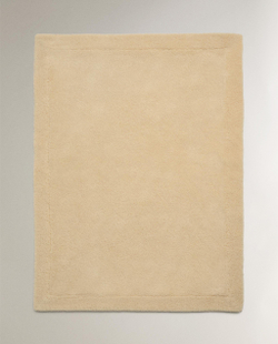 Zara Home плед из хлопка, синий, в клетку, 90x120 см