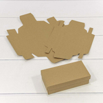 Коробка Для конфет сборная 14х7х4 см (Коричневый, Крафт)