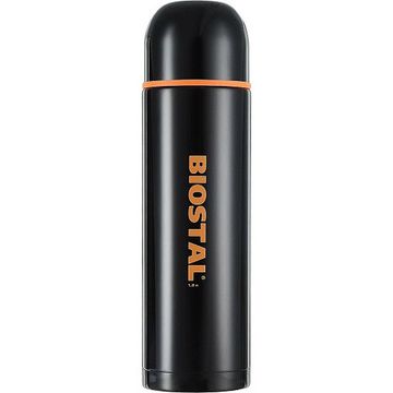 Термос 'BIOSTAL-СПОРТ' с узкой горл. и круг. кр.,ЧЕРНЫЙ, 1,2л. (NBP-1200С) Biostal