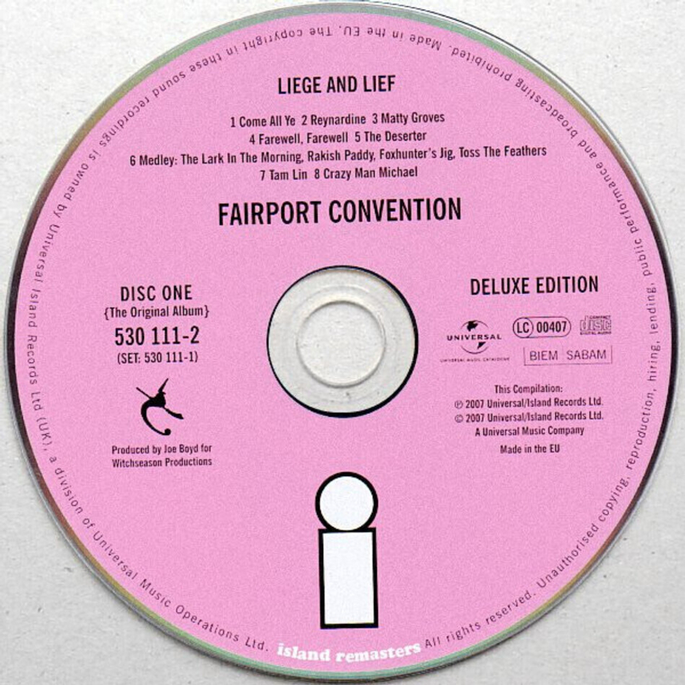 Fairport Convention / Liege & Lief (Deluxe Edition)(2CD)