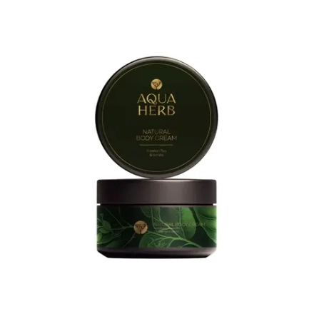 AQUAHERB Натуральный увлажняющий крем для тела Карельский Чай и Ваниль