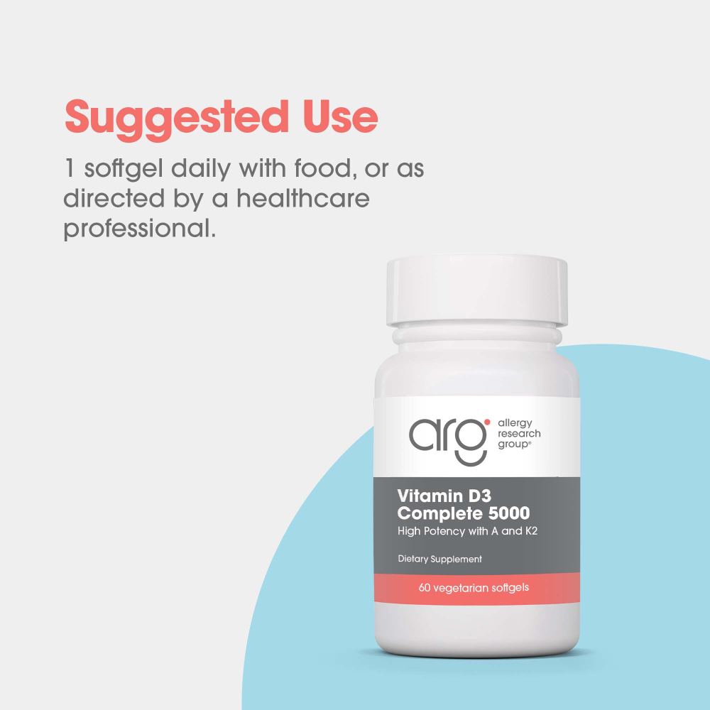 Vitamin D3 Complete 5000 - 120 softgels
