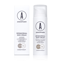 Крем для сухой и нормальной кожи лица Ангиофарм