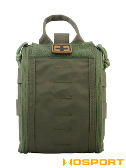 Подсумок медицинский WoSporT Quick Release First Aid Pack A (BP-85-RG). Олива