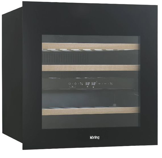 Встраиваемый винный шкаф Korting KFW 604 DB GN