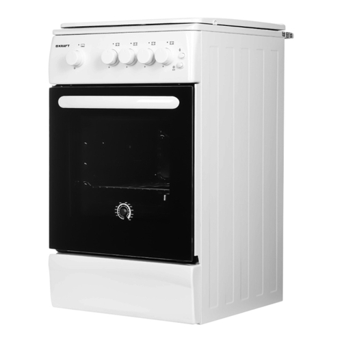 Плита KRAFT KF-FSK5407AGW (Эмаль, белый)
