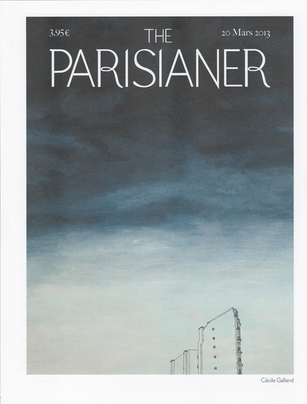 Постер журнала The Parisianer 20-03-2013, двойной