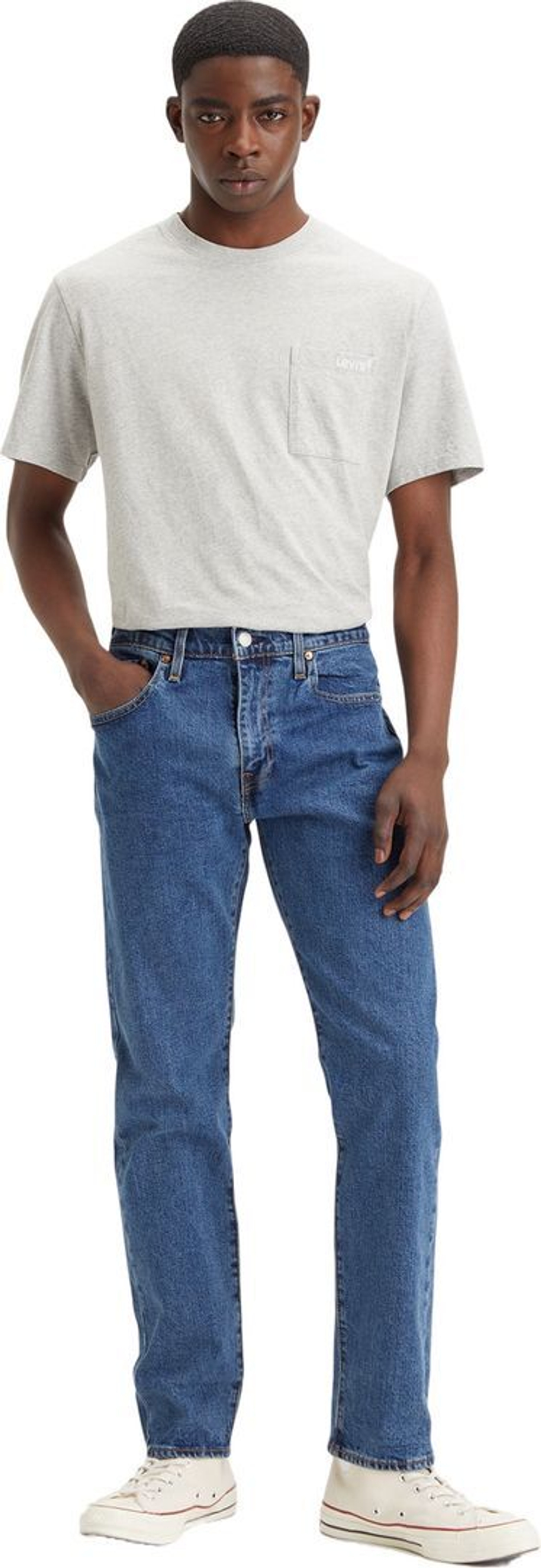 Джинсы Levis 502 Levi's Original Taper STONEWASH STRETCH T2 blue