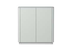 Шкаф Tammi 2 двери низкий (светло-серый)