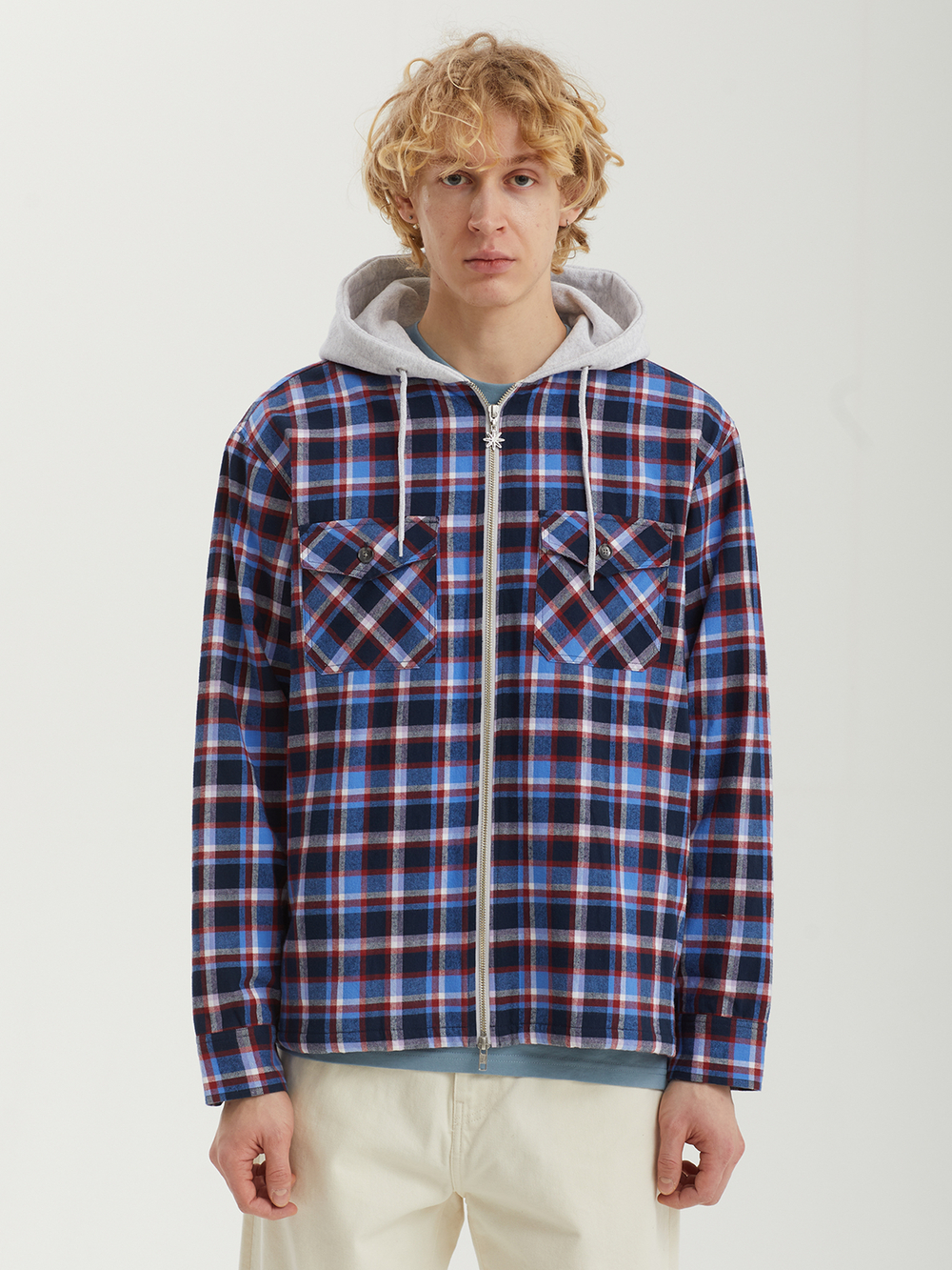Мужская Рубашка Hooded Flannel