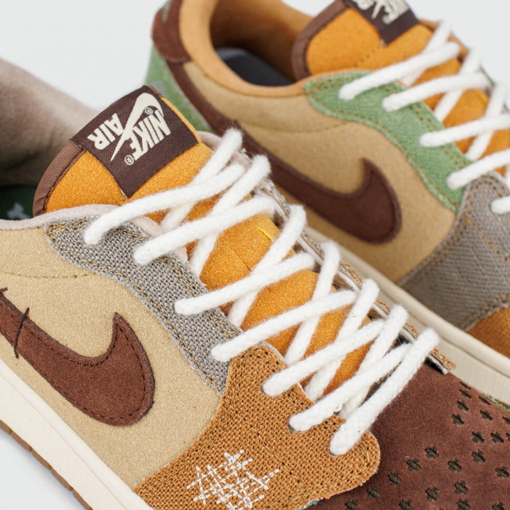 кроссовки Air Jordan 1 Low x Zion Williamson VooDoo