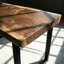 Стол водопад из термо ореха