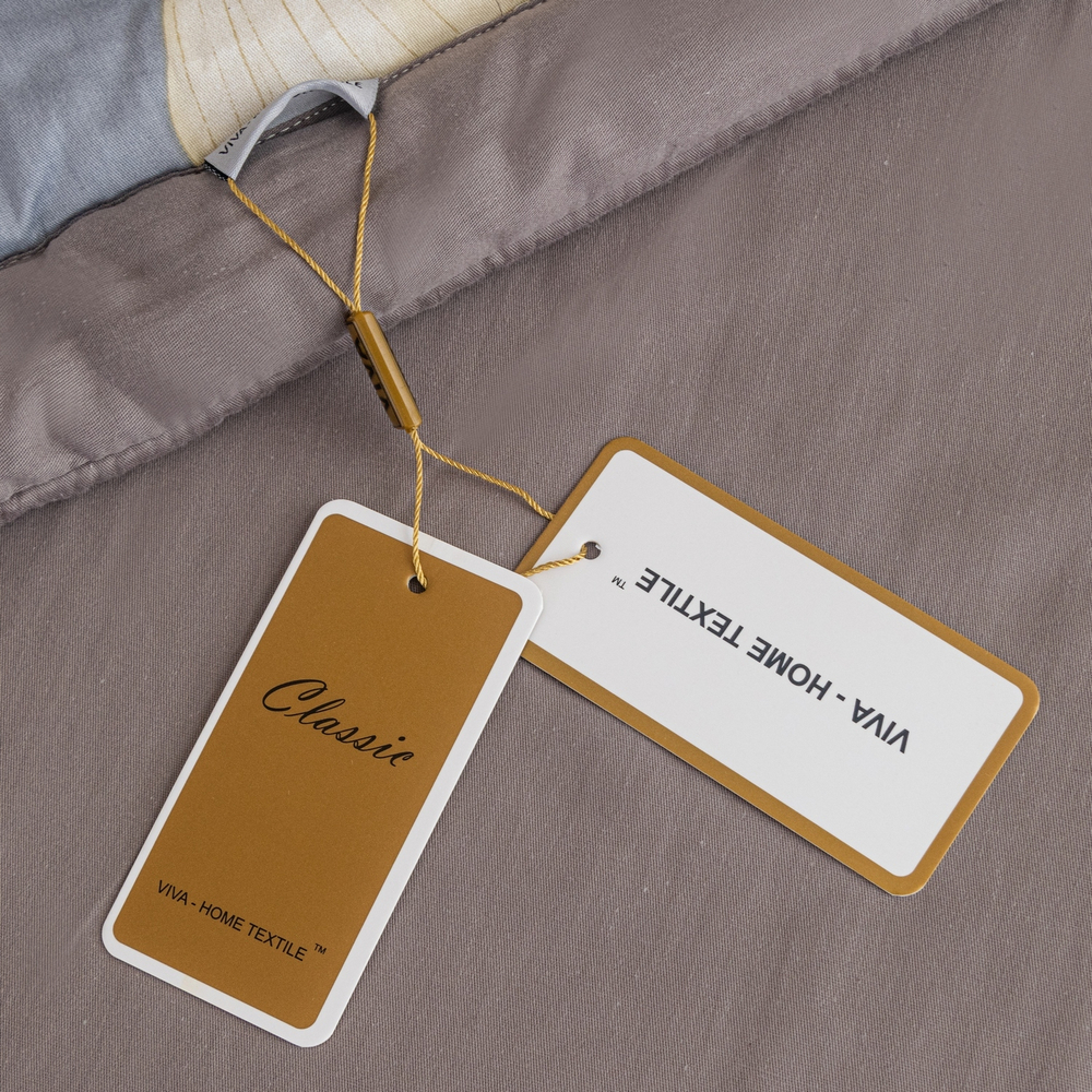 Комплект постельного белья Сатин с Одеялом 100% хлопок на резинке OBR132