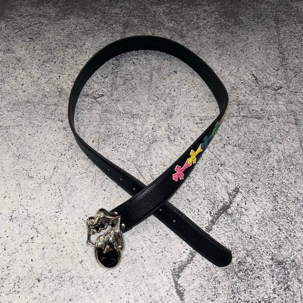 Ремень Chrome Hearts Rolling Stones Inspired black