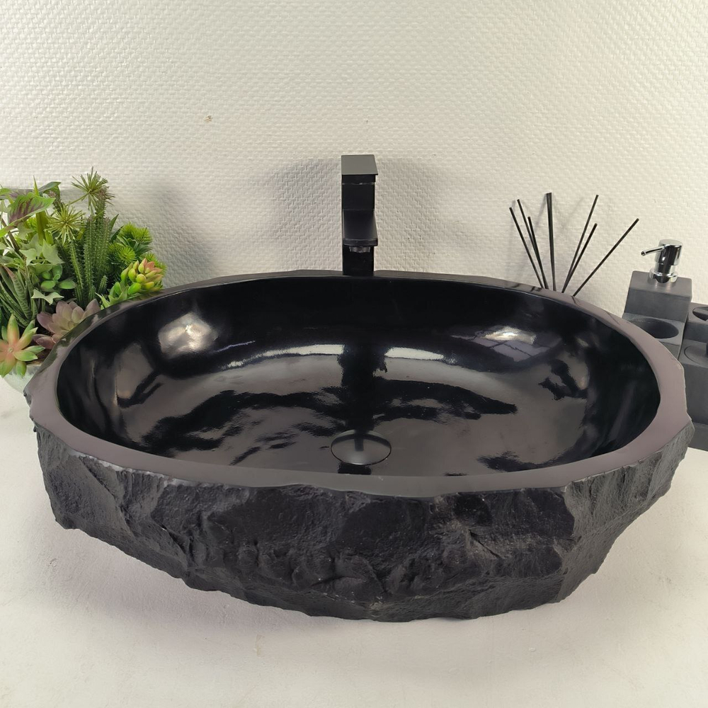 Раковина из андезита Erozy Black EA-65003 62*46*16 0034