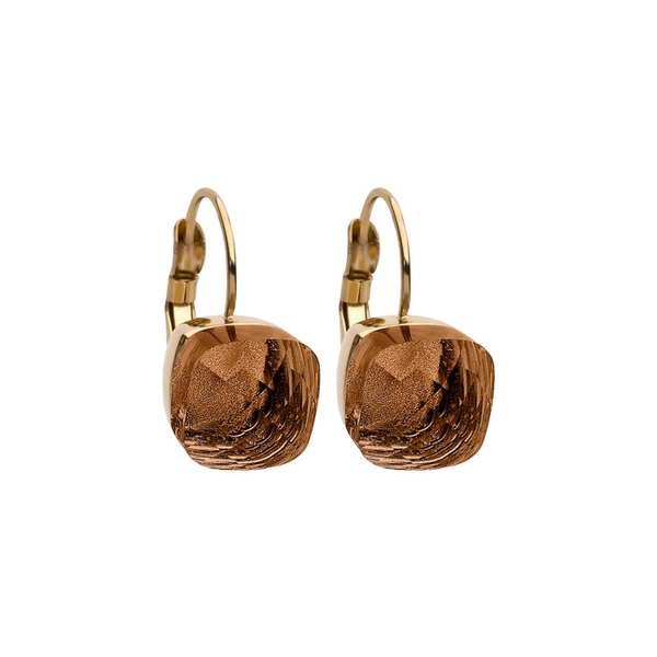 Серьги Qudo Firenze smoked topaz 304139 BR/G