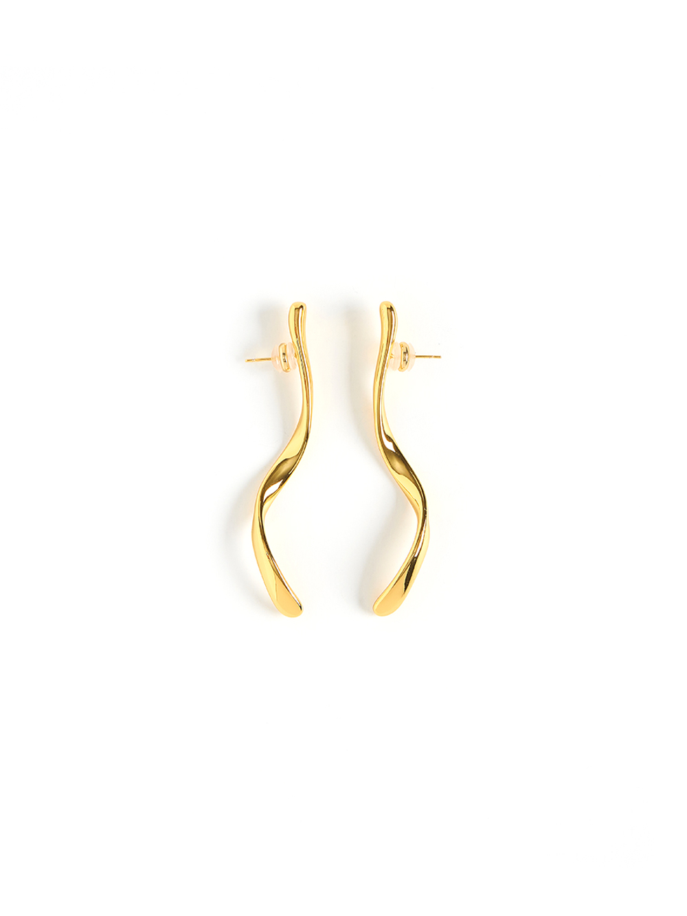 Серьги "Bacillus" Gold