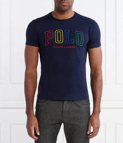 Футболка JERSEY POLO RALPH LAUREN - темно-синий(710929077)