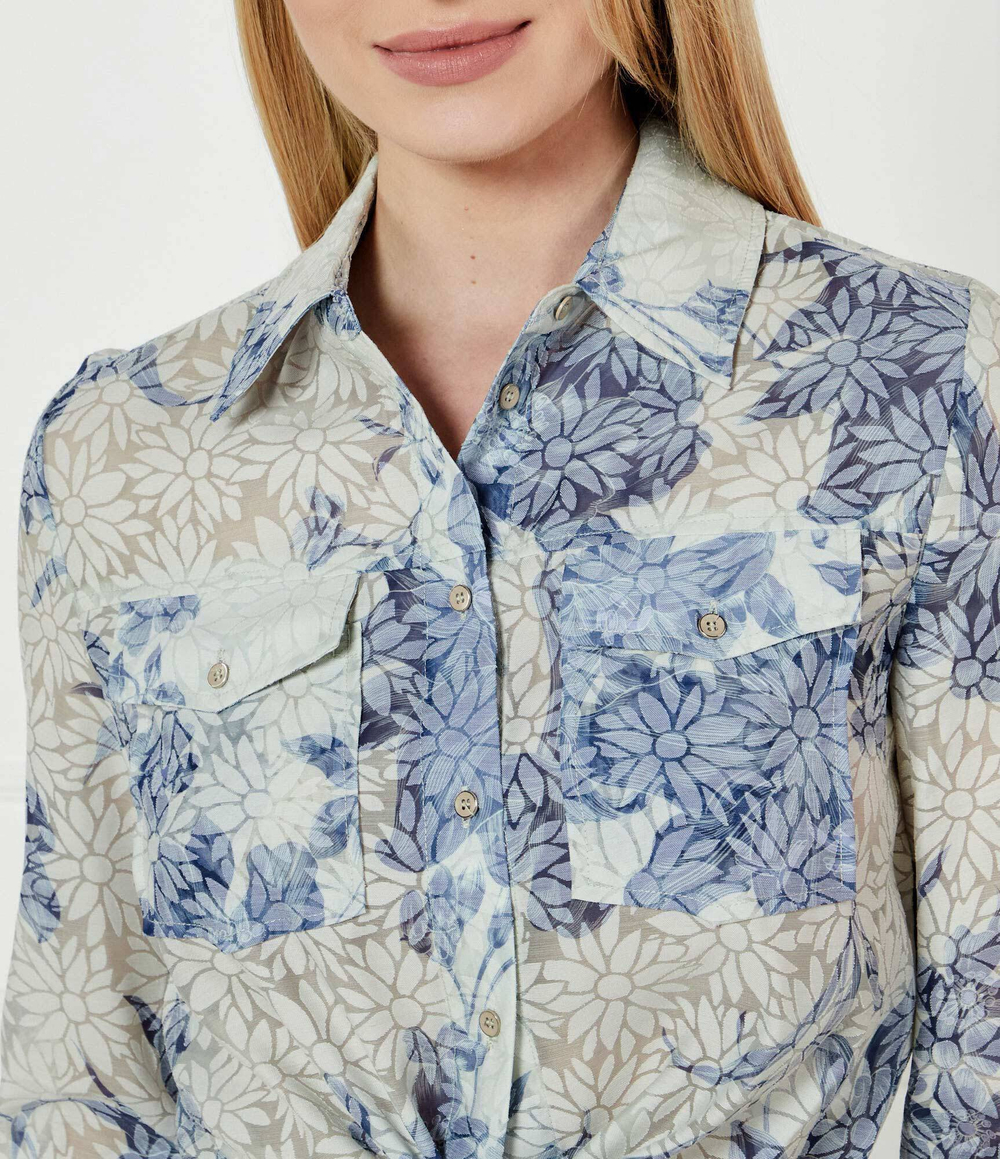 Рубашка ADELAIDE GUESS - голубой(W5GH03 WH4K2)