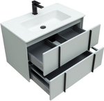 Тумба с раковиной Allen Brau Reality 1.32005.PWM 80 рapyrus white matt