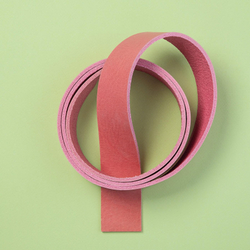 Ременная заготовка Миссури МС41 цв. Розовый, толщ. 3,3-3,5 мм
