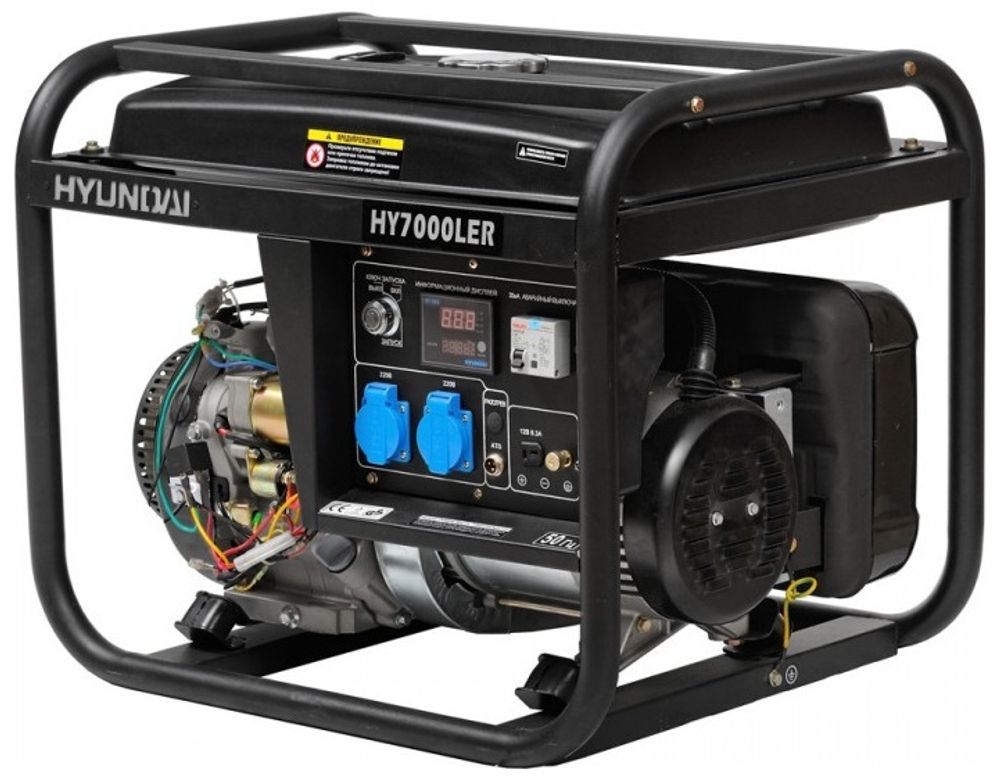 Бензиновый генератор Hyundai HY 7000LER