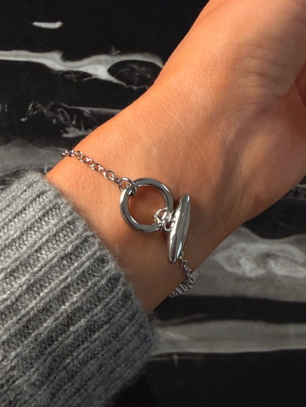 Браслет снежинка silver