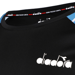 Мужское теннисное поло Diadora T-Shirt Men - Black, Blue