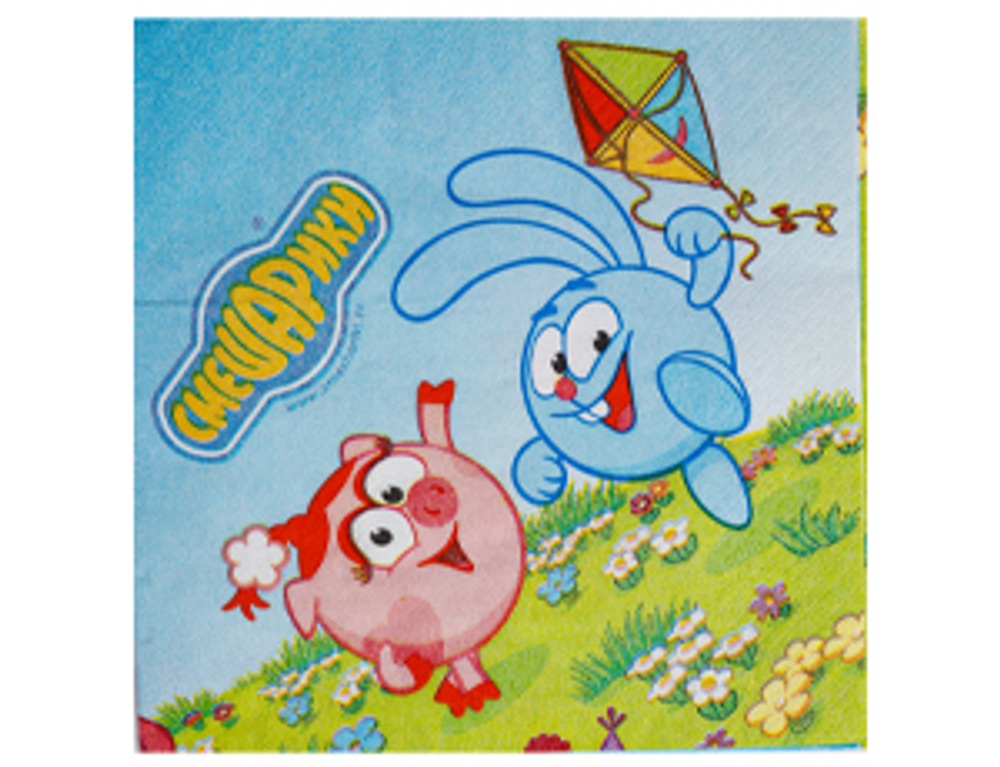 Распродажа Салфетка Смешарики 33см 16шт.