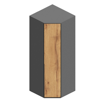 Шкаф угловой универсальный Стил